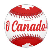 O Canada Maple Leaf Baseball (Rückseite)