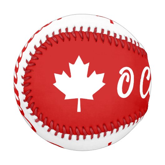 O Canada Maple Leaf Baseball (Vorderseite Links)