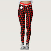O Canada Maple Leaf on (Ihre Farbe) Leggings (Vorderseite)