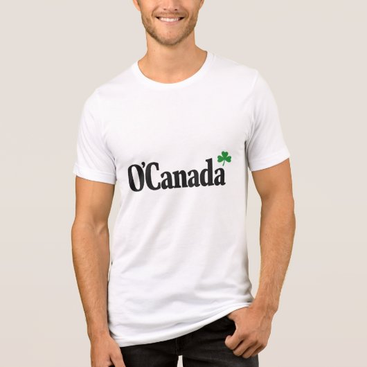 O’Canada St. Patrick’s Hemd Tri-Blend Shirt (Vorderseite)