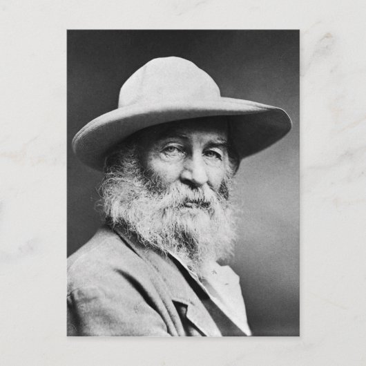 O CAPTAIN! Mein Kapitän! Walt Whitman Postkarte (Vorderseite)