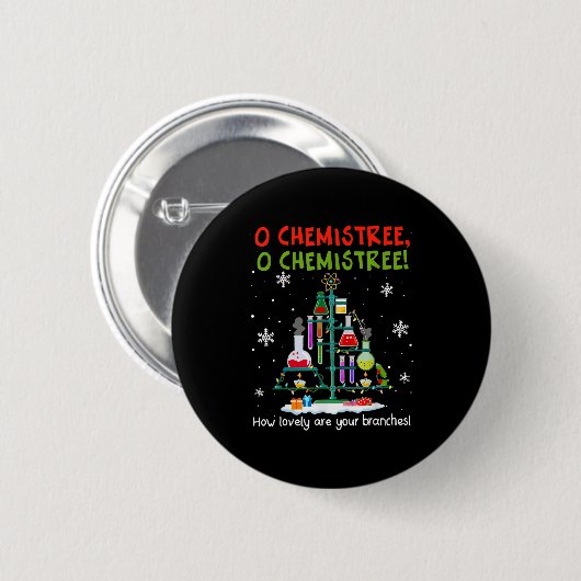 O Chemistree How Lovely Are Your Branches Teacher Button (Vorne & Hinten)
