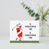 O Christmas Tee Feiertagspostkarte (Stehend Vorderseite)