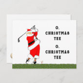 O Christmas Tee Feiertagspostkarte (Vorne/Hinten)