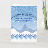 O Christmas Tree Card Feiertagskarte (Rückseite)