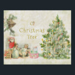 O Christmas Tree Vintag Poster<br><div class="desc">"O Christmas Tree" ist eine originelle Collage von Vintagen Szenen, die die traditionellen Aspekte von Heiligabend darstellen. Ein wunderschön dekorierter Baum ist der Mittelpunkt der Aufmerksamkeit. Kleine Kinder versammeln sich und sehen einige ihrer Geschenke. Wow! Der Weihnachtsmann kommt durch die Tür. Die Kinder sollen schlafen und diese Geschenke erst am...</div>