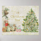 O Christmas Tree Vintag Poster (Vorne)