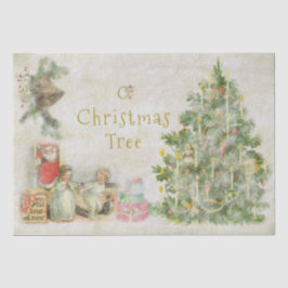 O Christmas Tree Vintage Christmas Eve Seidenpapier