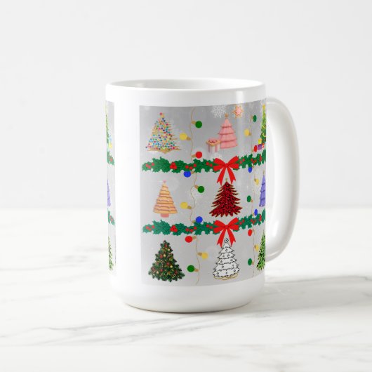 O Christmas Trees Tasse (VorderseiteRechts)