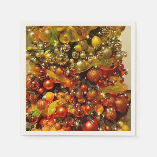 O Citrus Tree Foto Cocktail Napkins aus Florida Serviette (Vorderseite)