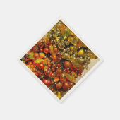 O Citrus Tree Foto Cocktail Napkins aus Florida Serviette (Ecke)