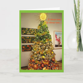 O Citrus Tree Weihnachtskarte aus Florida Feiertagskarte