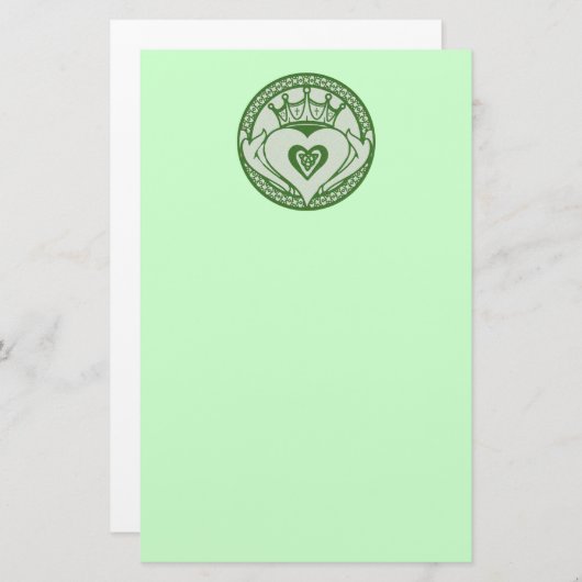 O' Claddagh Briefpapier (Vorne/Hinten)