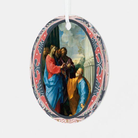 O Clavis David Key of David Advent Ornament (Vorderseite links)