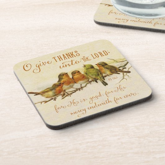 O Danke an den Herrn Getränkeuntersetzer (Linke Seite)