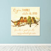 O Danke an den Herrn Leinwanddruck (Insitu (Holzboden))