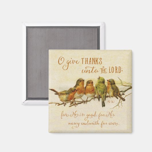 O Danke an den Herrn Magnet (Vorderseite/Rückseite)