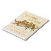 O Danke an den Herrn Notizblock (Rotiert)