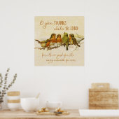 O Danke an den Herrn Poster (Küche)