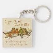 O Danke an den Herrn Schlüsselanhänger (Rückseite)