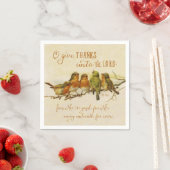 O Danke an den Herrn Serviette (Beispiel)