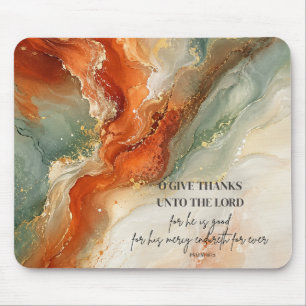 O DANKET DEM HERRN  Erntedankgeschenk Mousepad