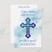 O dankt dem Herrn Dankeskarte (Vorne/Hinten)