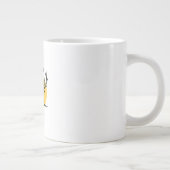 O Dear O Dear Yellow Artistic Style  Jumbo-Tasse (Rechts)