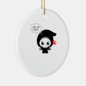 o Death - Funny Valentinstag Classic Keramik Ornament (Rechts)