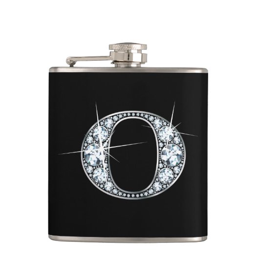 O "Diamond Bling"-Flasche Flachmann (Vorderseite)
