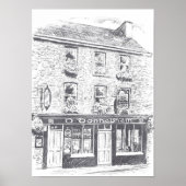 O Donnabhains irisches Bar Poster (Vorne)