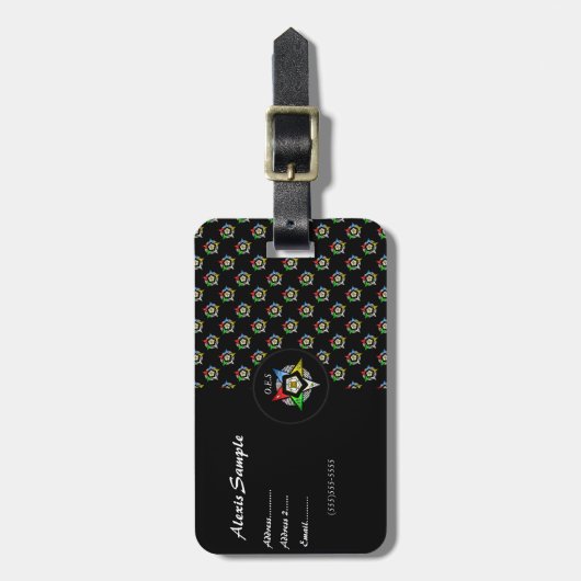 O.E.S. GEPÄCKANHÄNGER (Vorderseite vertikal)