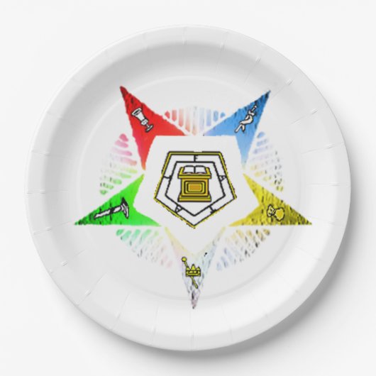 O.E.S. PAPPTELLER (Vorderseite)