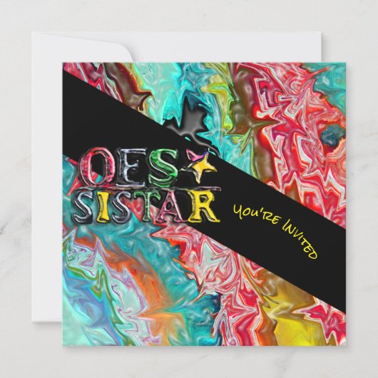 O.E.S. SISTAR EINLADUNG (Vorderseite)