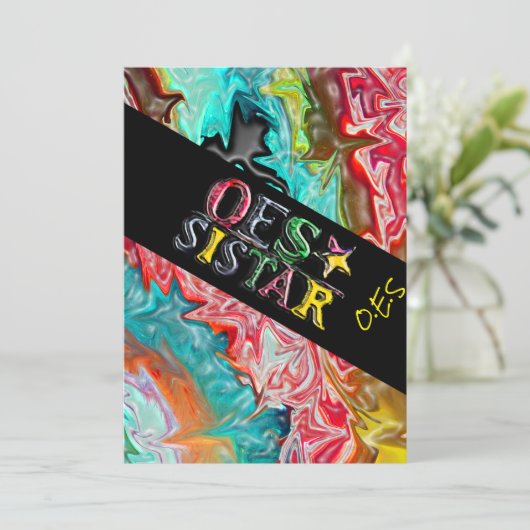 O.E.S. SISTAR EINLADUNG (Stehend Vorderseite)