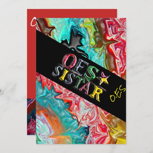 O.E.S. SISTAR EINLADUNG (Vorne/Hinten)