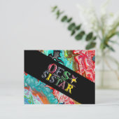 O.E.S. SISTAR POSTKARTE (Stehend Vorderseite)