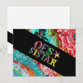O.E.S. SISTAR POSTKARTE (Vorne/Hinten)