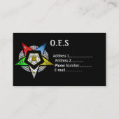 O.E.S. VISITENKARTE (Rückseite)