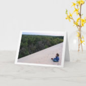 O Earth Wilder Indiana Dunes Card Karte (Gelbe Blume)