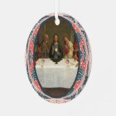 O Emmanuel Renaissance Christian Art Jesse Tree Ornament Aus Metall (Vorderseite links)