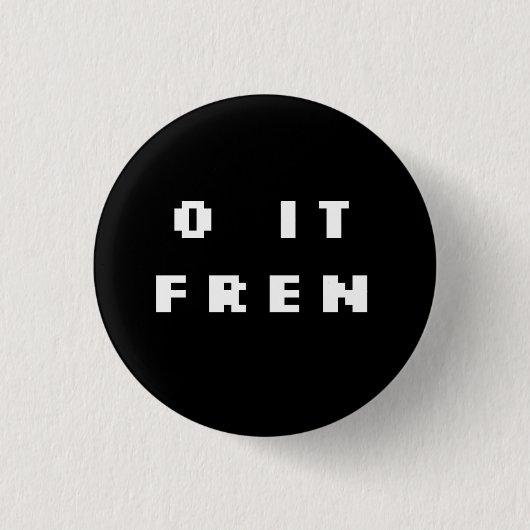 O ES FREN Abzeichen (INV) Button (Vorderseite)