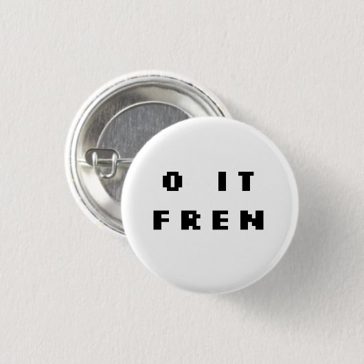O ES FREN Abzeichen (ORG) Button (Vorne & Hinten)