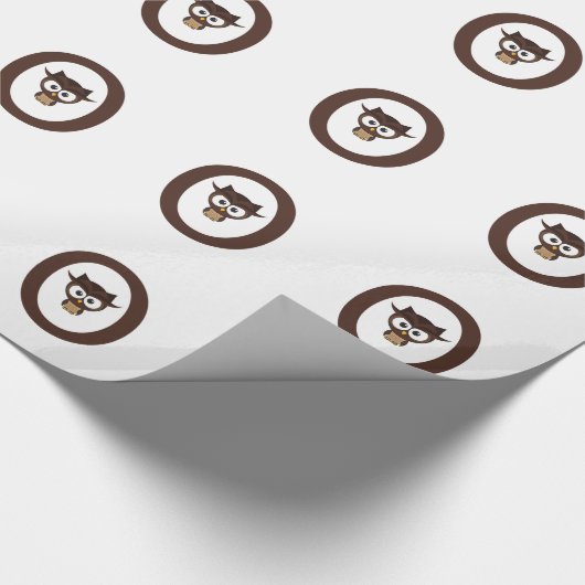 O - Eule Geschenkpapier (Ecke)