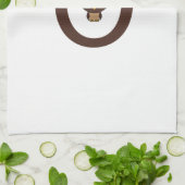 O - Eule Küchentuch (Gefaltet)