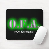 O.F.A. 100% reines Mousepad (Schwarzes) (Mit Mouse)