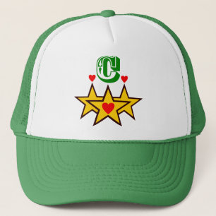 Ō" Fabulous Initial C strucker Hat" ╝ Truckerkappe