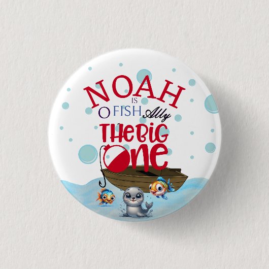 O-Fisch-alleinig, Angeln für den Großen Button (Vorderseite)