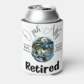 O-Fisch-alliierte Ruhestandsfischerei Dosenkühler (Kanne Rückseite)