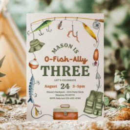 O-Fisch-Ally Einladung zum 3. Geburtstag